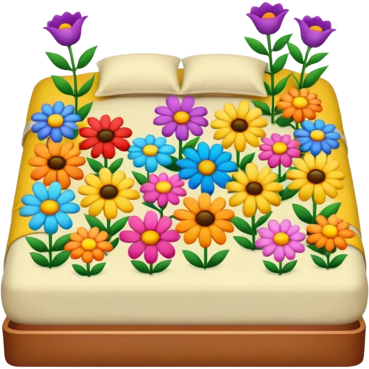 flowers bed emoji