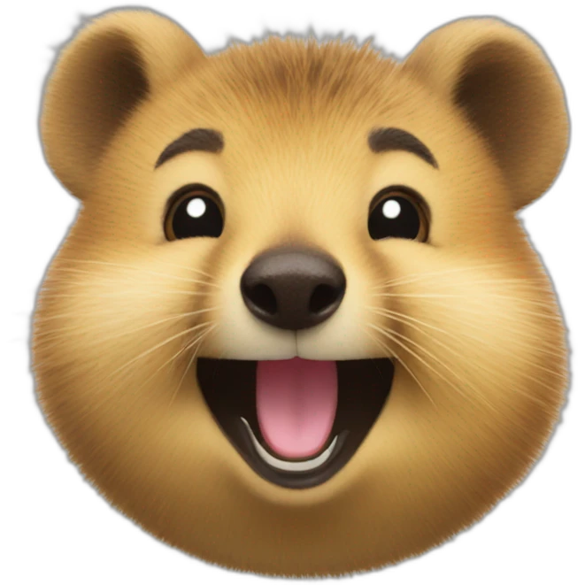 happy quokka smile emoji
