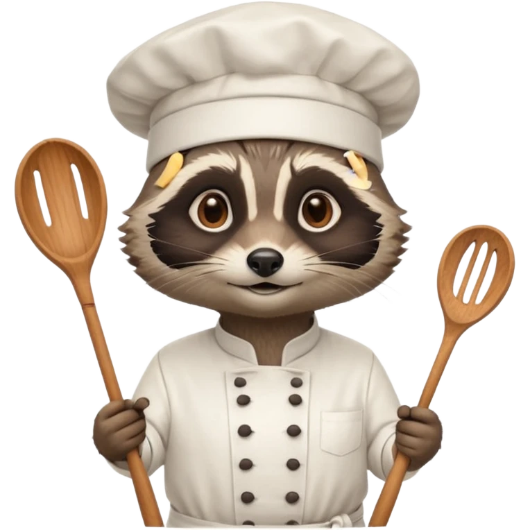 Chef raccoon emoji