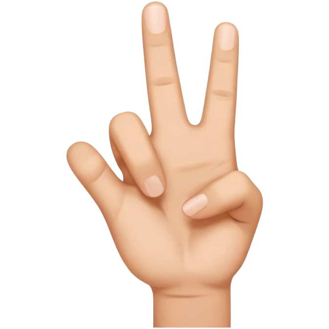 hand in the shape of an L emoji