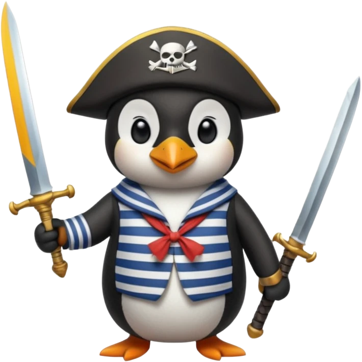 sailor pirate penguin emoji