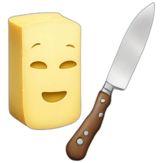 butter on the knife emoji