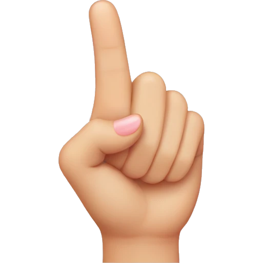 Korean finger heart emoji