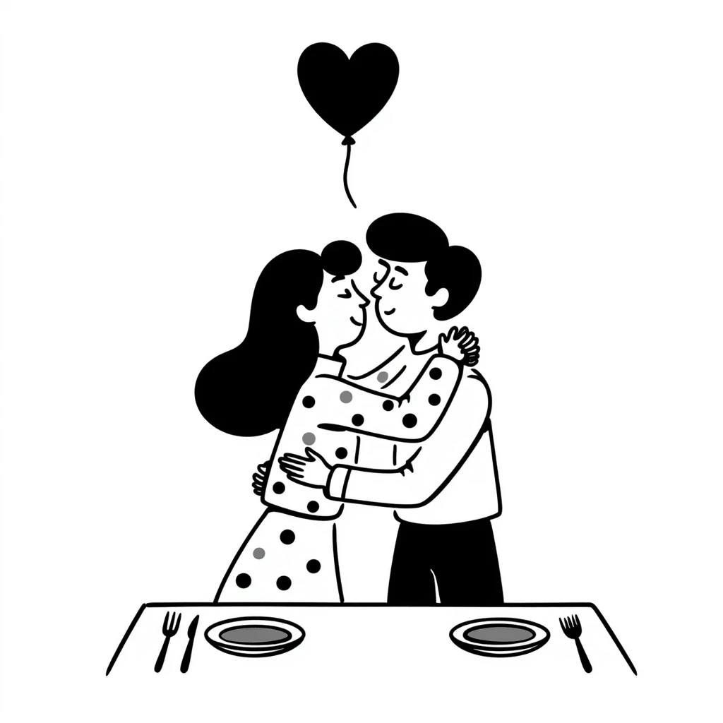 couple celebrating anniversary emoji