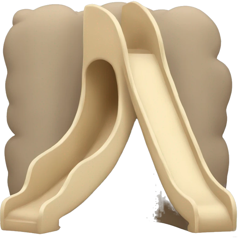 Beige slide emoji