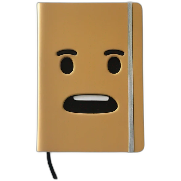 Moleskine notebook emoji