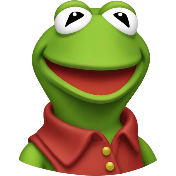Kermit The Frog (Red Variant)  emoji
