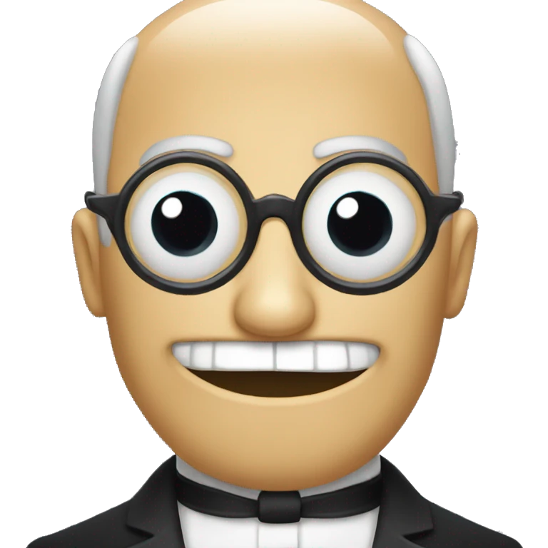 monocle with evil smile emoji