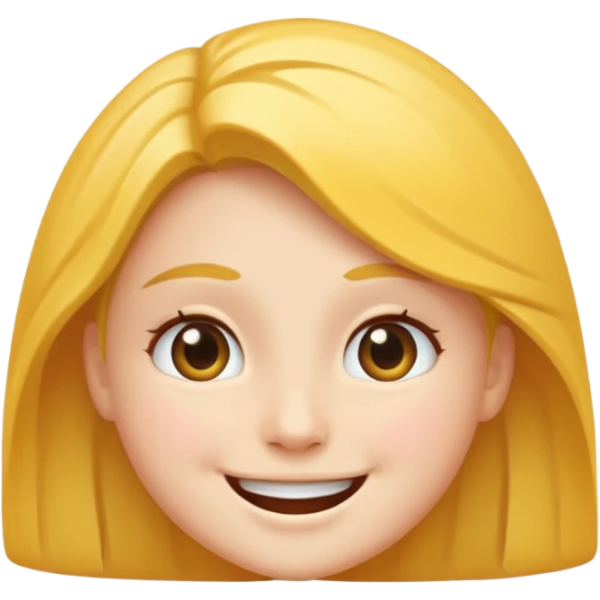 Smiling face with halo without the halo emoji