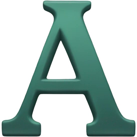 letter A emoji