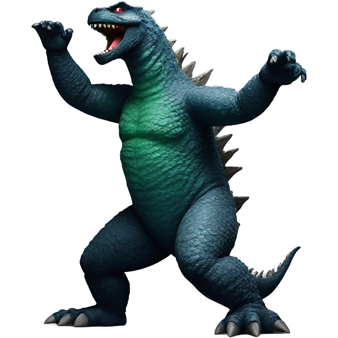 Godzilla dancing emoji