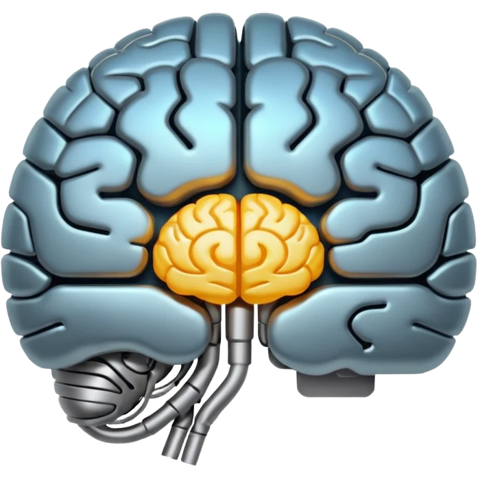 iphone style 
ai brain emoji