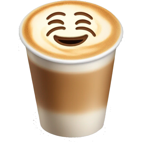 Coffee latte emoji