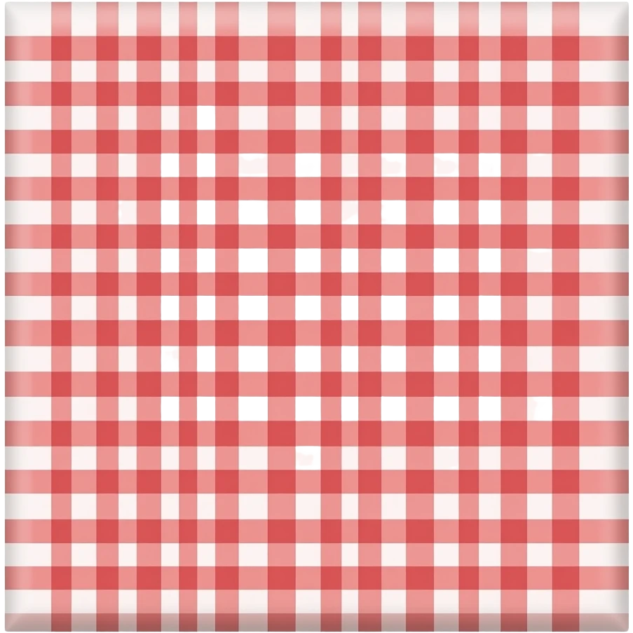 red and white empty pinic blanket emoji