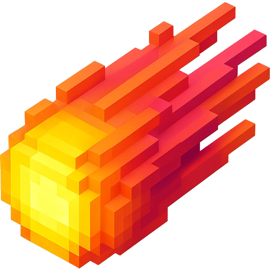 светящиеся комета, no background emoji