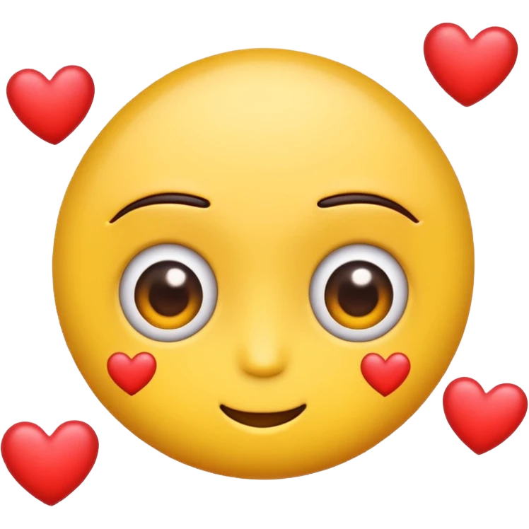 I need the eye roll emoji but add some hearts to make it lovely. Almost like a playful eye roll. emoji