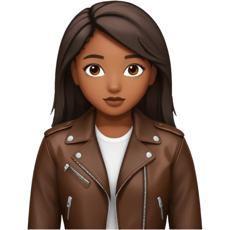 normani wear leather jacket emoji