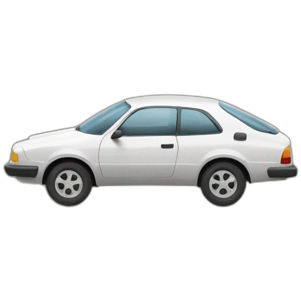 Coche cohete emoji