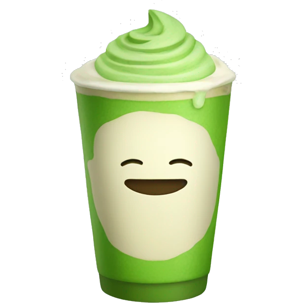 Matcha latte emoji