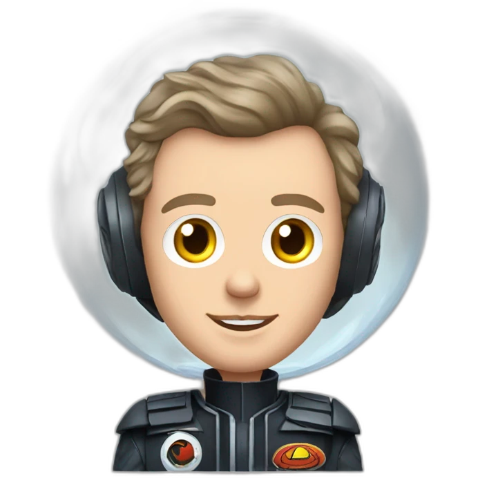 Fancy disco futuristic Jonathan Toews in spaceship bubble emoji