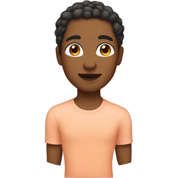 A skin color peach emoji