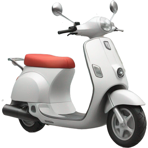 a scooter on the beach where it is beach background emoji