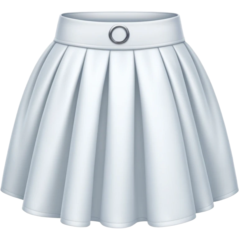 White bubble skirt emoji
