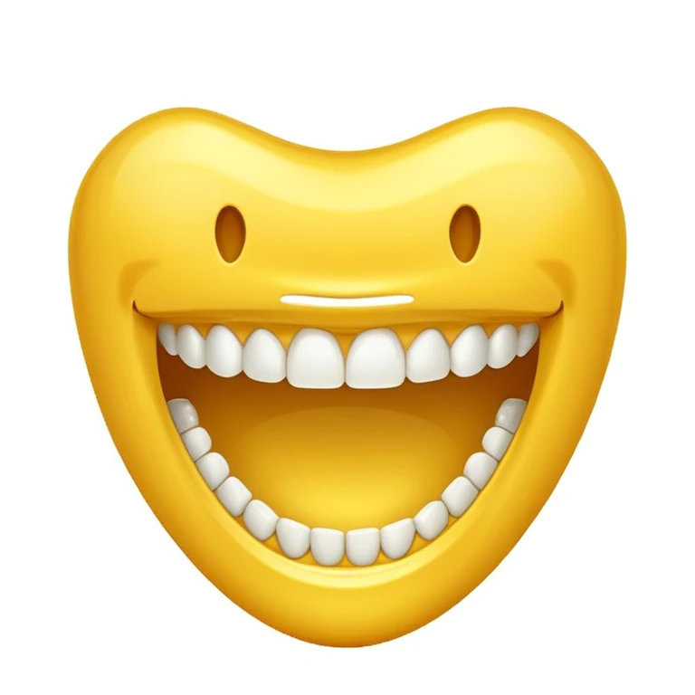 Gold teeth emoji