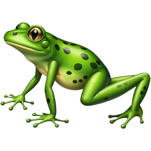 Frog wearing high heels emoji