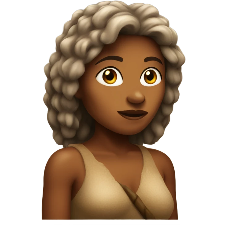 Cave woman emoji