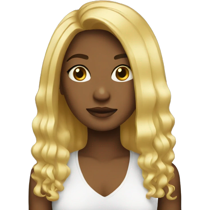 Girl blonde emoji