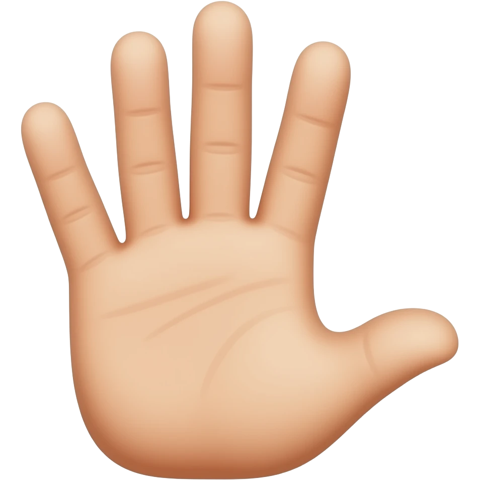 Una mano asiendo la L emoji