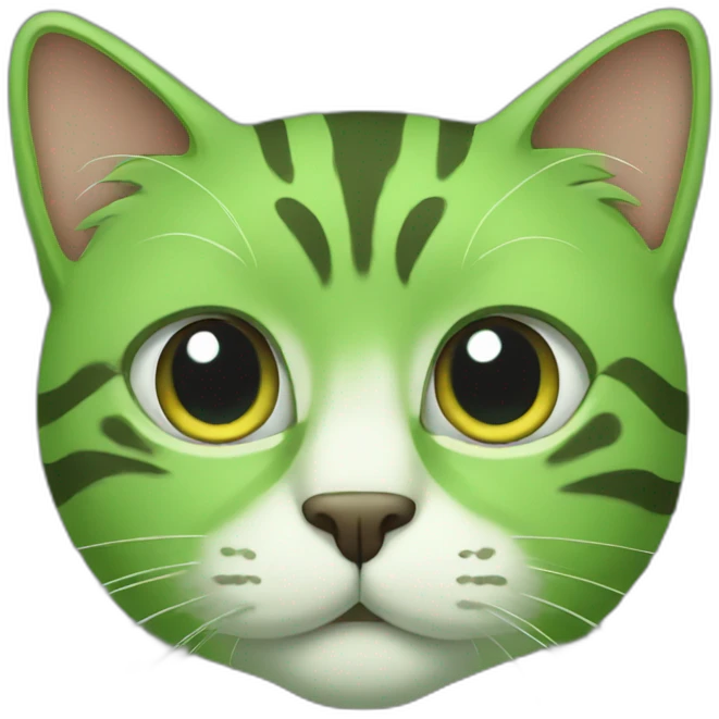 green cat emoji