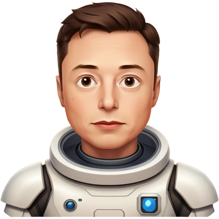 Elon must on mars  emoji