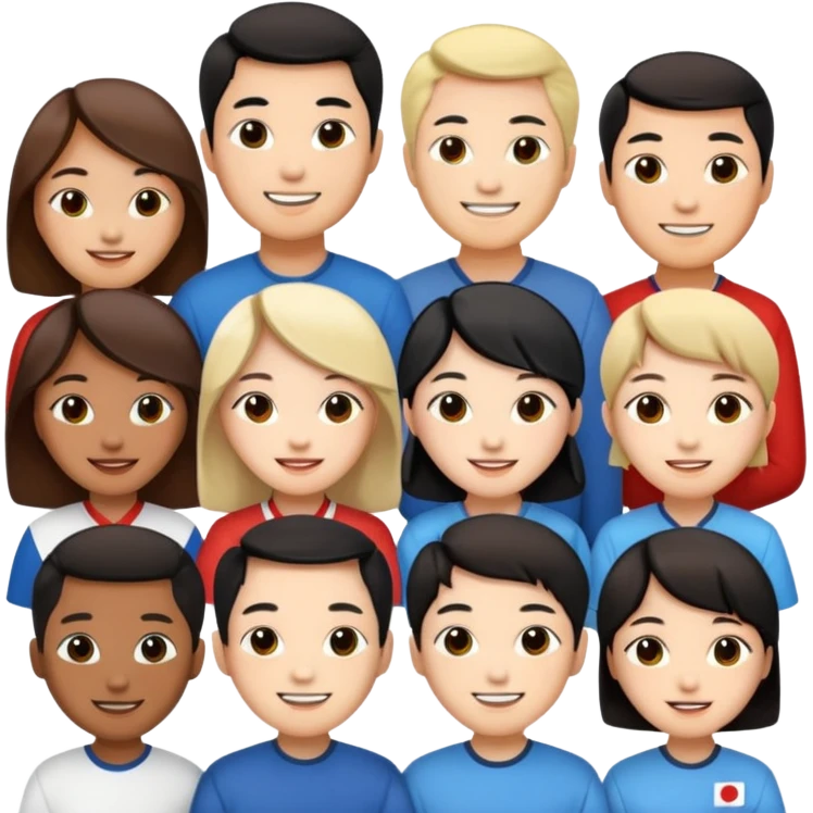 china korea us emoji