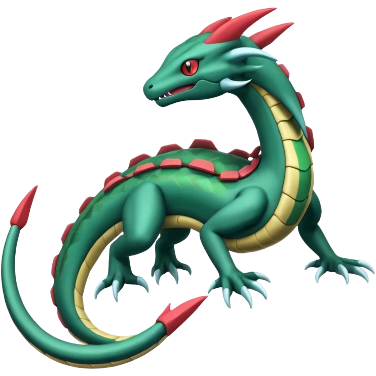Zygarde-Clawitzer-Seadra-Parasect-Salamence-Rayquaza-Seviper-Salazzle-fusion emoji