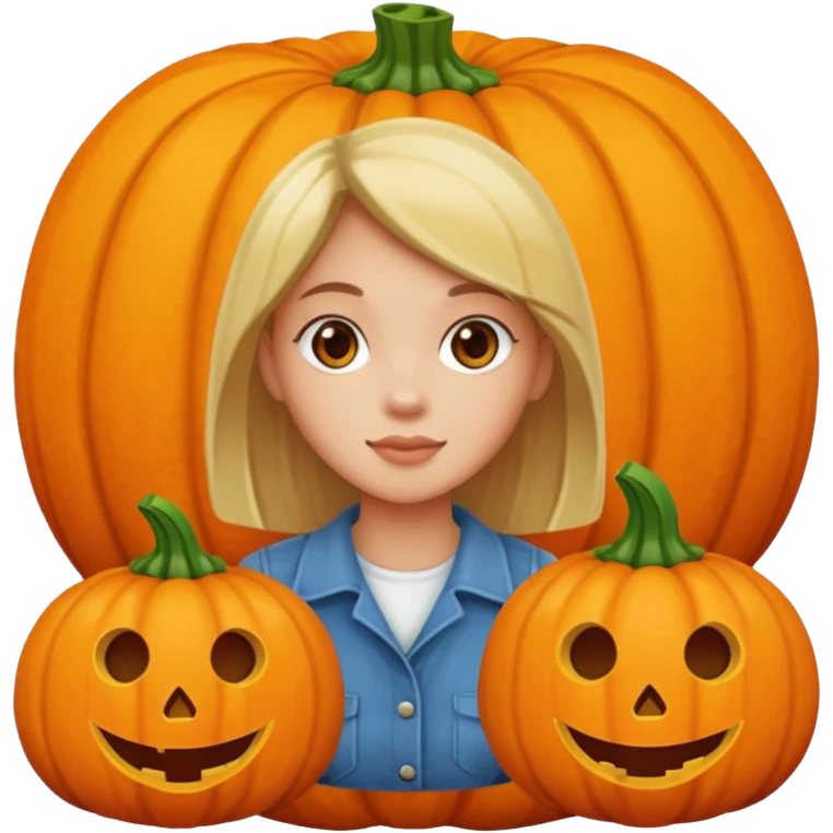 Pumpkin and Alani emoji