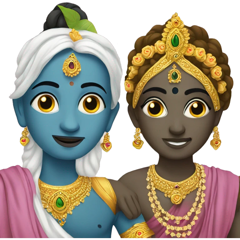 radha krishna emoji