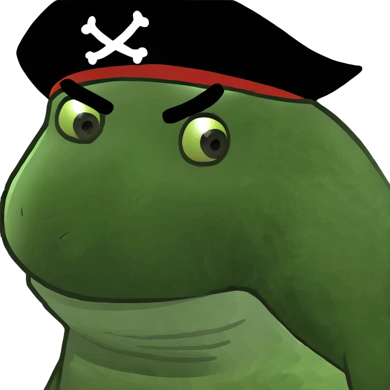 A pirate dressed up for Halloween emoji