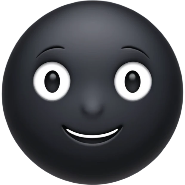 Black moon emoji