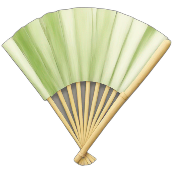 bamboo fan emoji