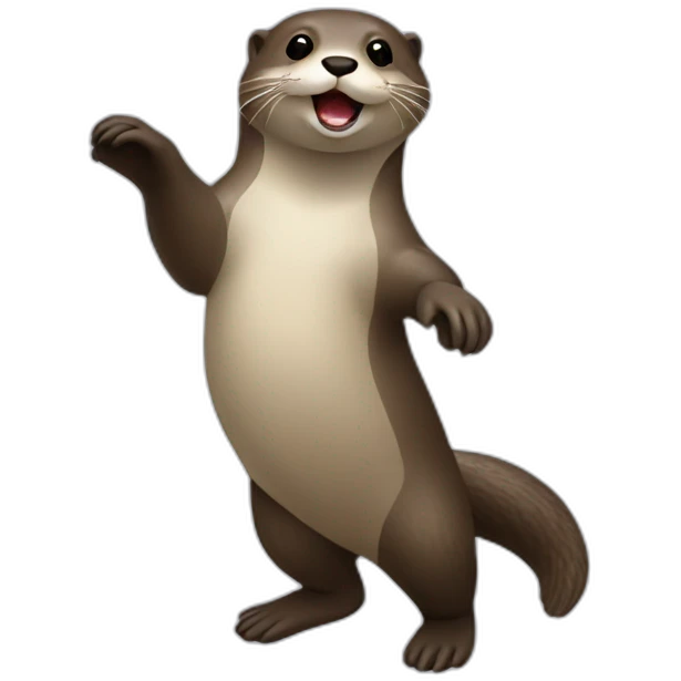 Loutre qui danse  emoji