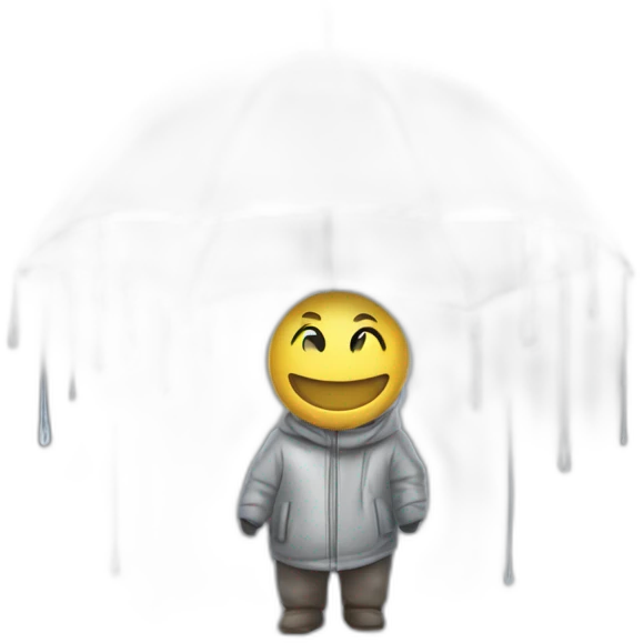 Pluie d'argent emoji