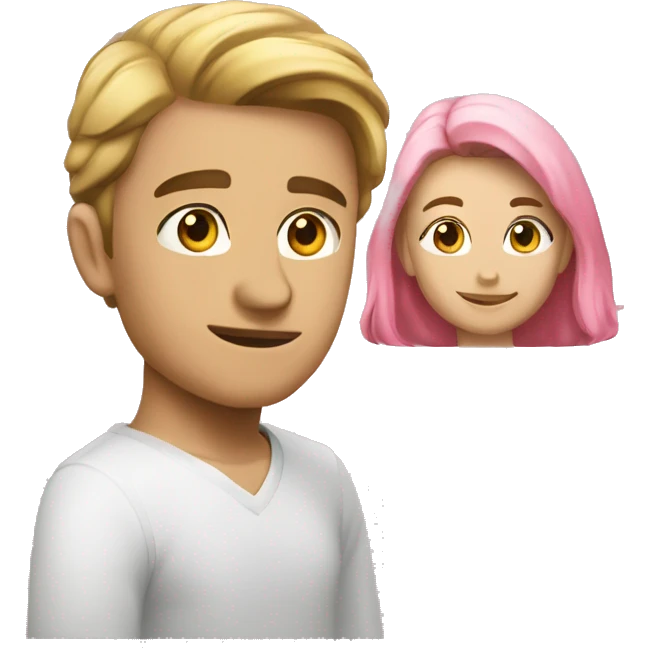 зайчик с розовым цветочком emoji