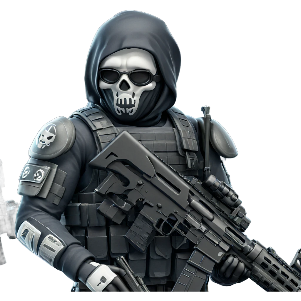 masked soldier with assault rifle emoji