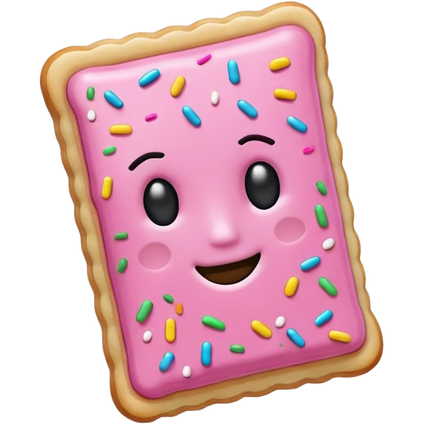 Make me a pop tart emoji that i can copy and paste in a text box emoji