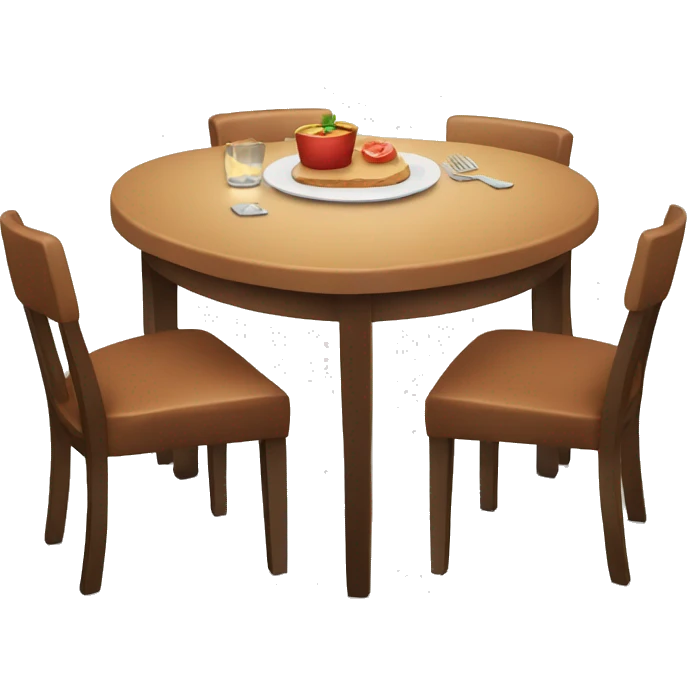 table in restaurant  emoji