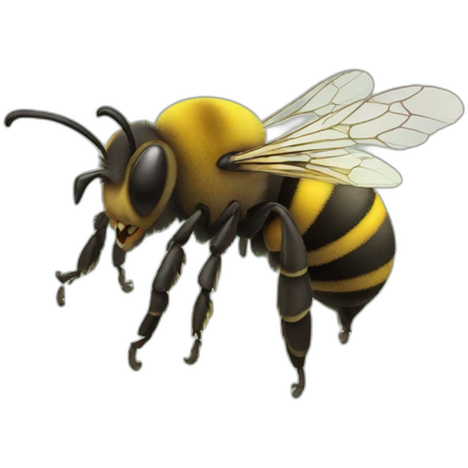 zombie bee emoji