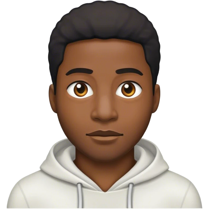 A black guy emoji