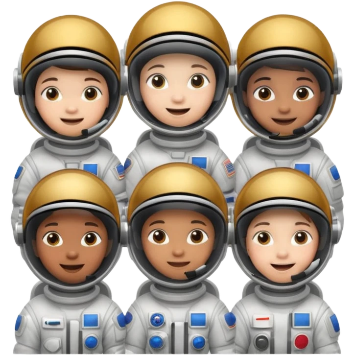 Astronaut Kids emoji